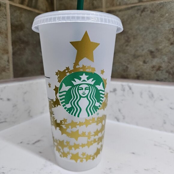 Starbucks Starry Tree Tumbler / To Go Cup - Picture 1 of 4